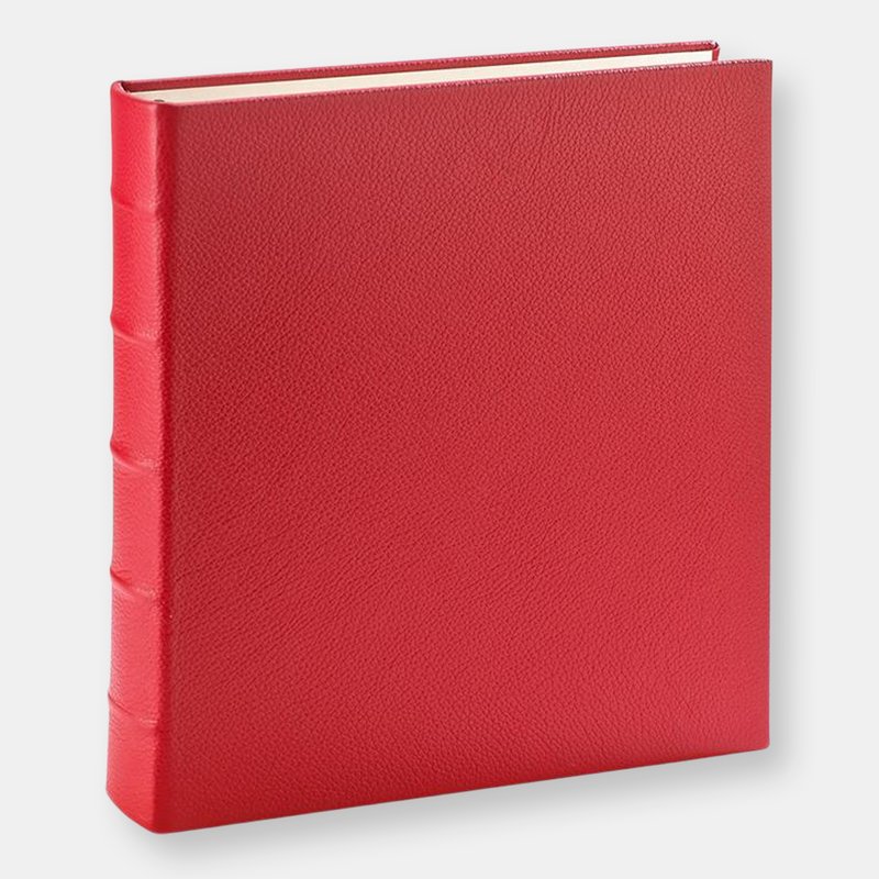 Graphic Image Large Ring Clear Pocket Album In Red