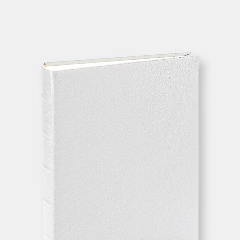 Graphic Image Medium Leather Bound Album In White