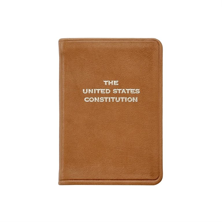 Mini United States Constitution - British Tan
