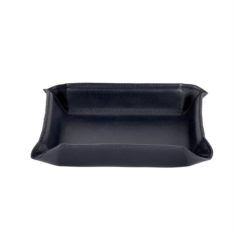 Graphic Image Moldable Leather Catchall In Blue