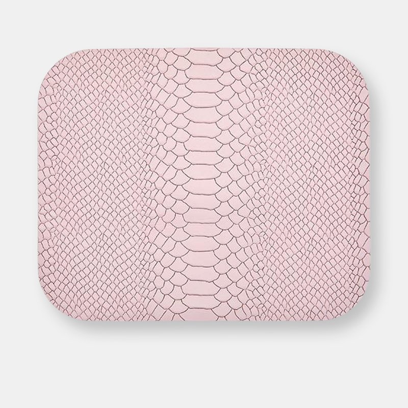 Shop Graphic Image Leather Mouse Pad In Pink