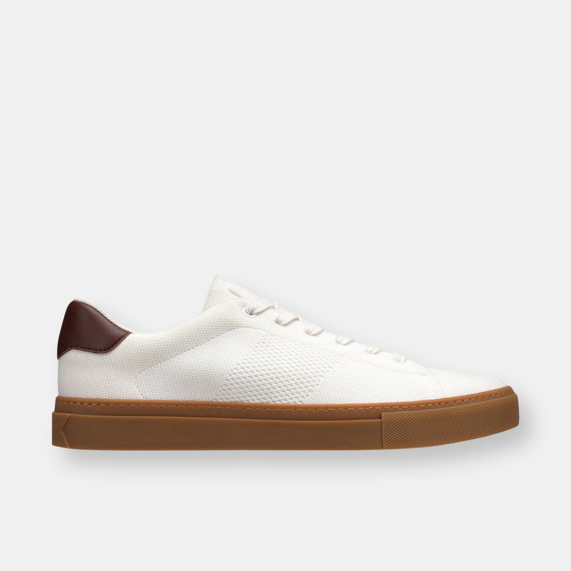 Greats The Royale Knit Sneaker In White/gum