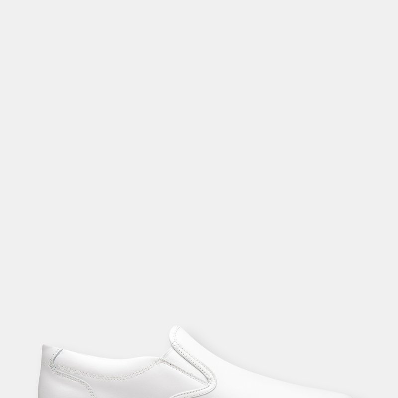Greats The Wooster Leather Sneaker In Blanco