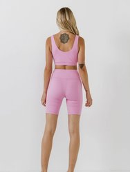 Knotted Cut Out Tank Top