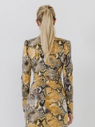 Python Sequin Mini Dress