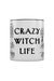 Grindstore Crazy Witch Life Inner Two Tone Mug (White/Black) (One Size)