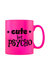 Grindstore Cute But Psycho Neon Mug (Pink/Black) (One Size)