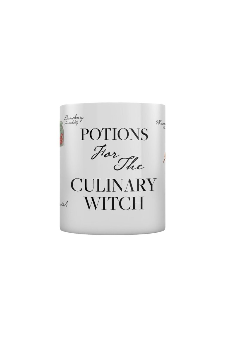 Grindstore Potions For The Culinary Witch Mug - White/Black
