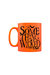 Grindstore Something Wicked Halloween Mug (Neon Orange/Black) (One Size)