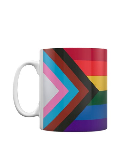 Grindstore Progress Pride Mug - White/Multicoloured (One Size) product