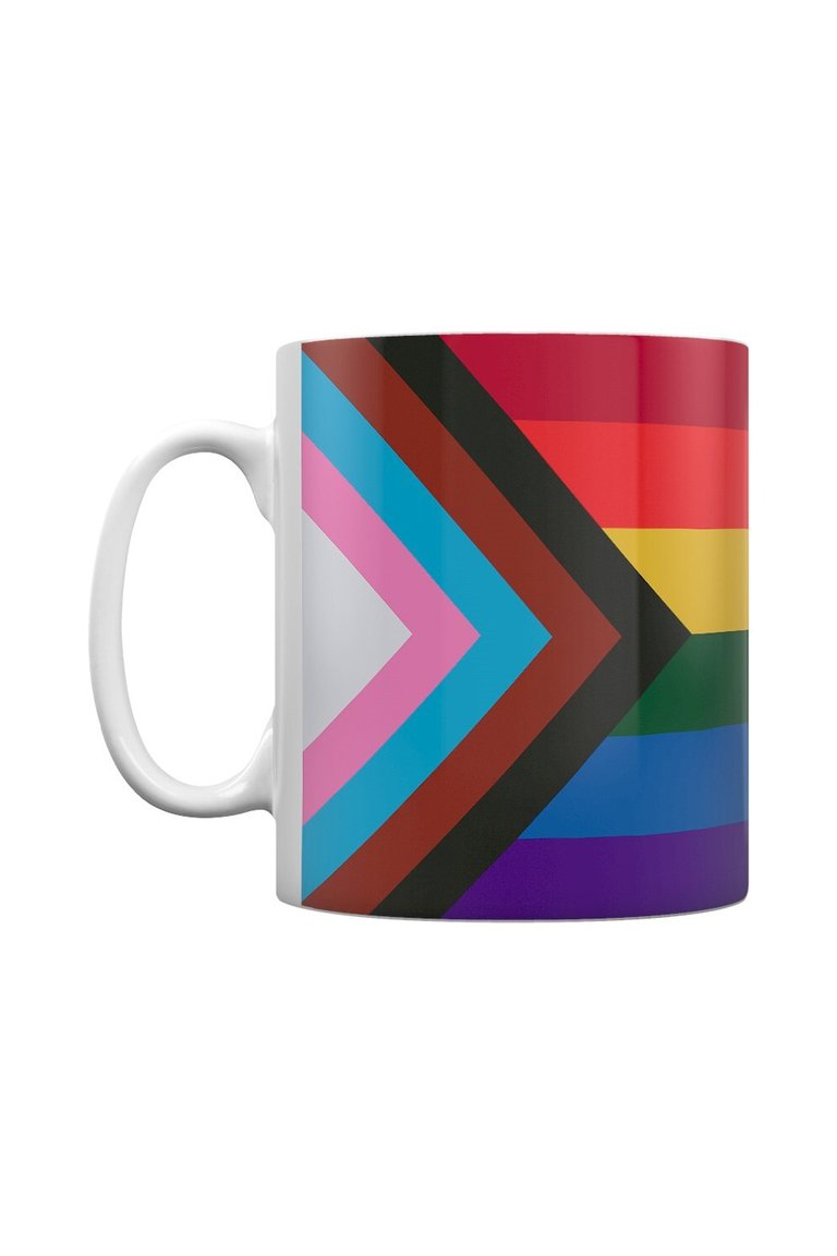 Progress Pride Mug - White/Multicoloured (One Size) - White/Multicolored