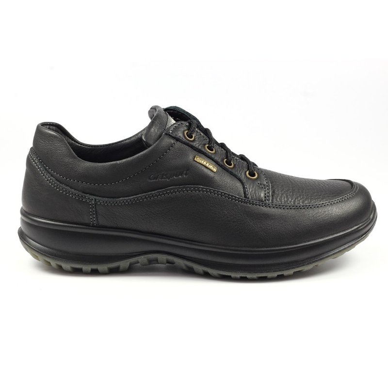 Grisport Mens Livingston Leather Walking Shoes In Black