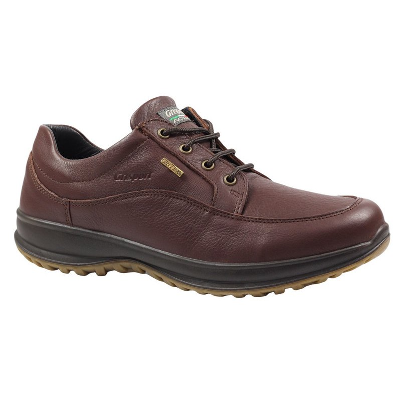 Grisport Mens Livingston Leather Walking Shoes In Brown
