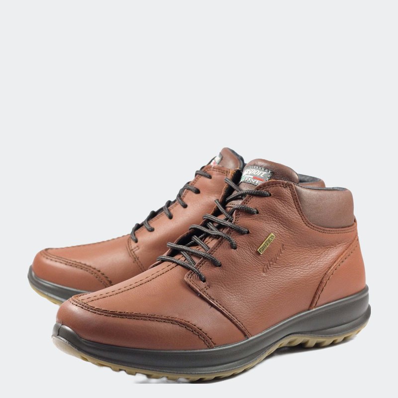 Grisport Men's Lomond Leather Walking Shoes In Brown