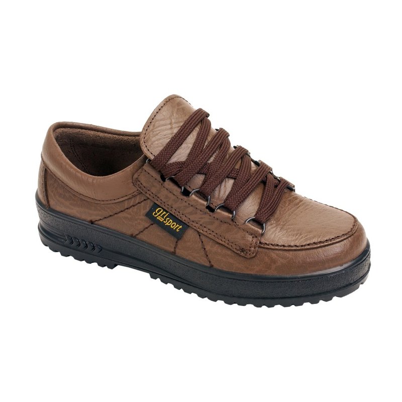 Grisport Mens Modena Leather Walking Shoes In Brown