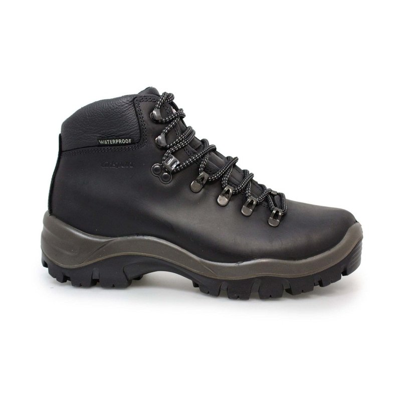 Grisport Mens Peaklander Waxy Leather Walking Boots In Black
