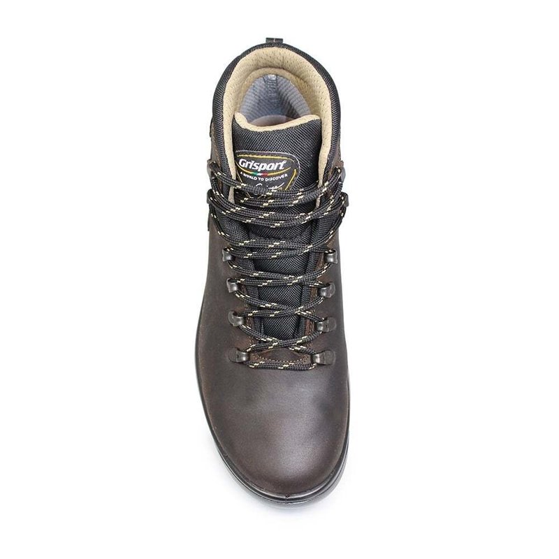 Shop Grisport Mens Pennine Waxy Leather Walking Boots (brown)