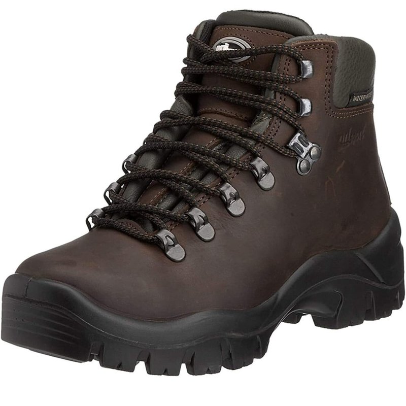 Grisport Unisex Adult Peaklander Waxy Leather Walking Boots In Brown
