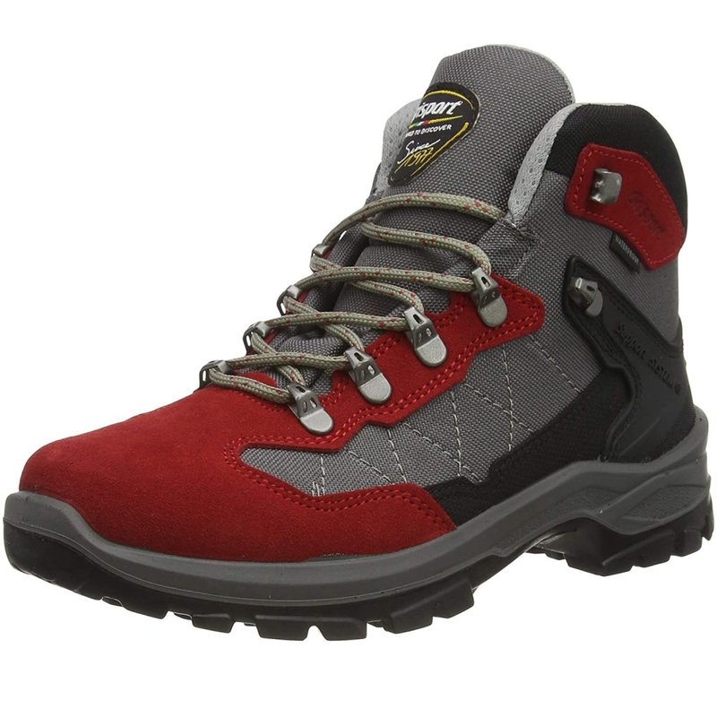 Grisport Womens/ladies Excalibur Suede Walking Boots (red)