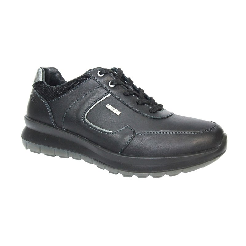 Grisport Womens/ladies Hemlock Leather Walking Shoes In Black