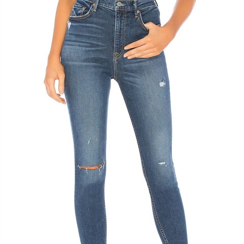 Shop Grlfrnd Kendall High Rise Skinny Jean In Blue