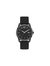 Guess Mens Perry W0991G3 Black Dial Silicone Strap Watch - Black