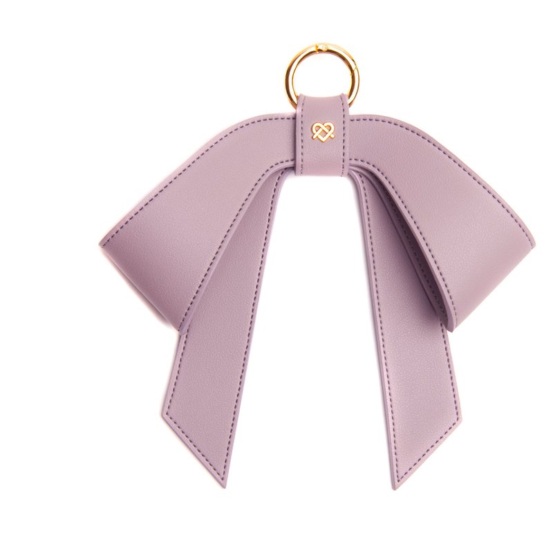 Shop Gunas New York Cottontail Bow In Purple