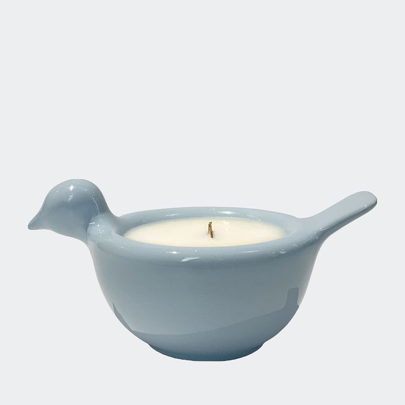 Gunia Project Bird-shapped Candle In Blue