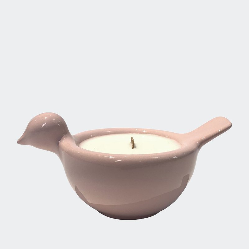 Gunia Project Bird-shapped Candle In Pink