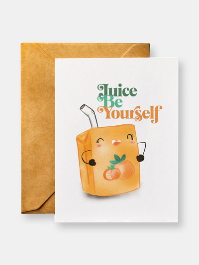 Habitude Paper Juice Be Yourself Encouragement Card product