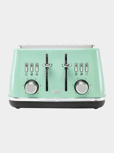 Haden Cotswold New 4-Slice, Wide Slot Toaster - Sage Green product