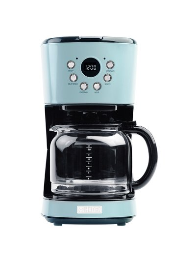 Haden Heritage 12-Cup Programmable Coffee Maker with Strength Control - Turquoise product