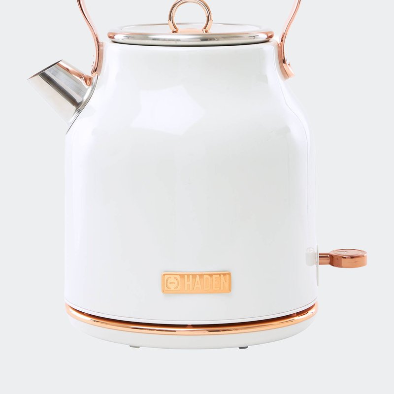 Haden Heritage Ivory & Copper Electric Kettle