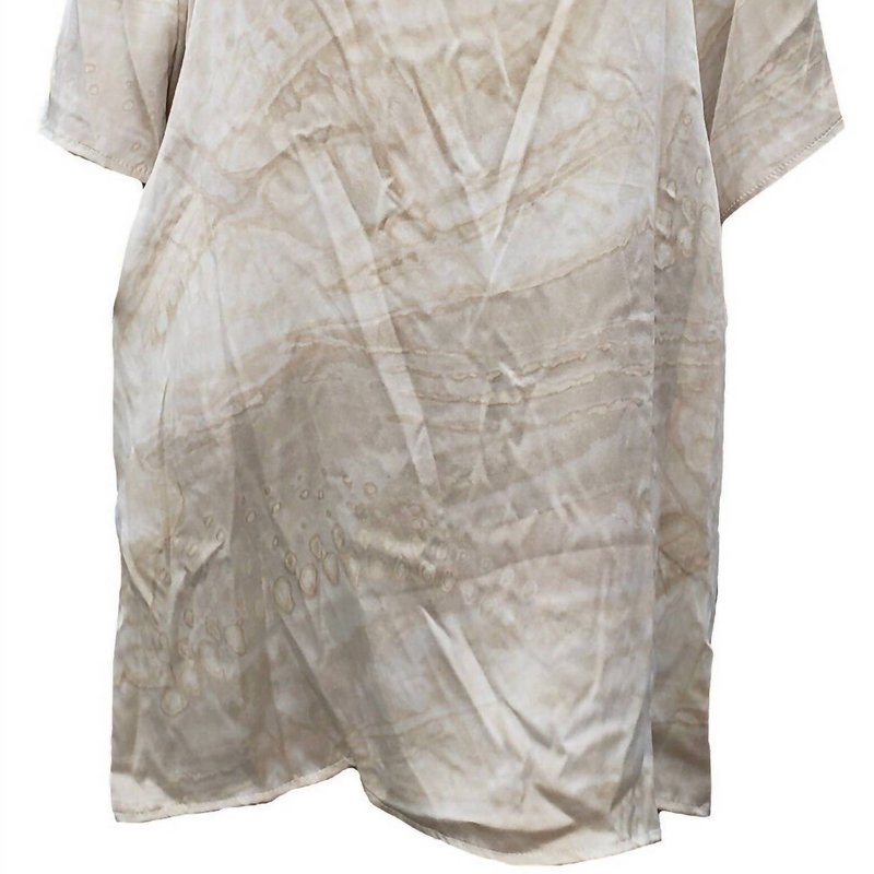 Hale Bob Women's Printed Silk Dress In White