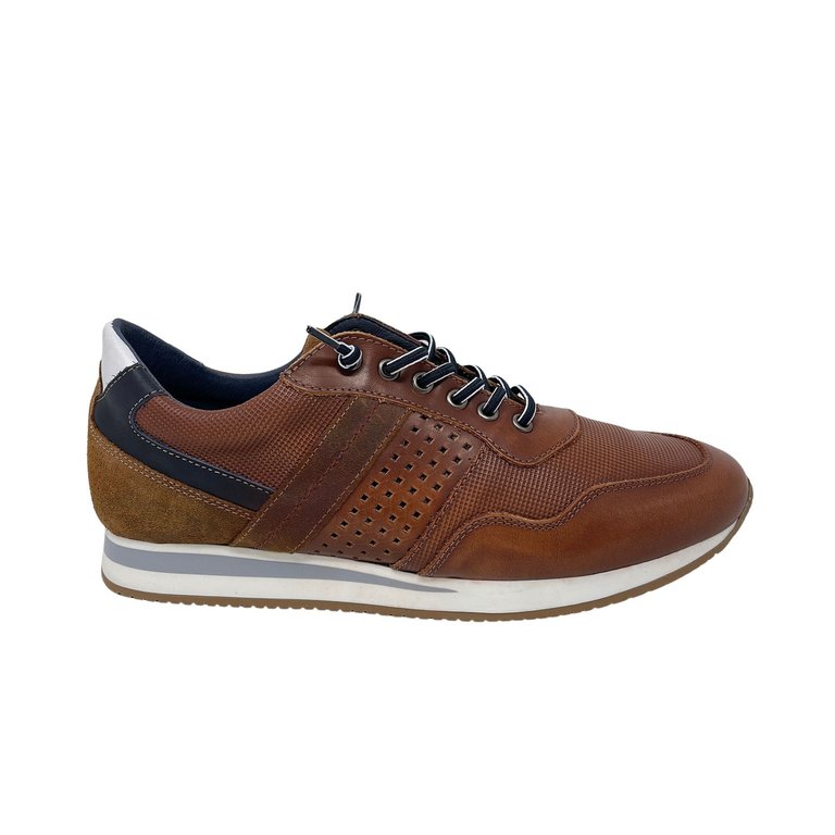 Kevin Leather Sneakers - Brown