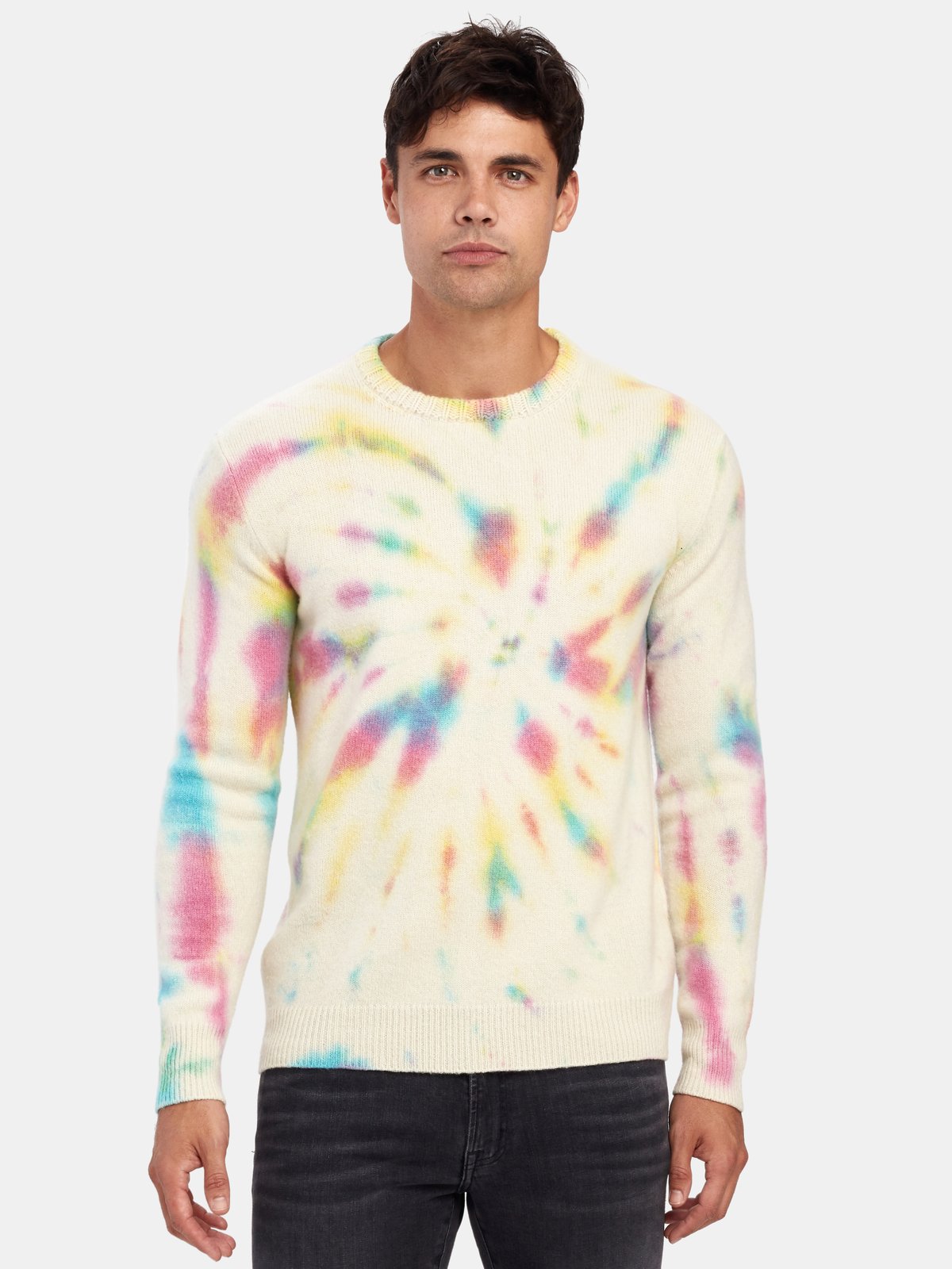 Harden Tie Dye Crewneck Cashmere Sweater | Verishop