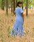 Harper Courtyard Dress - Cornflower Blue