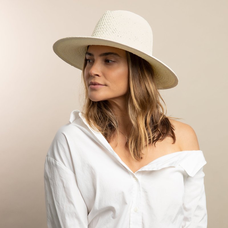 Hat Attack Vented Luxe Packable In White