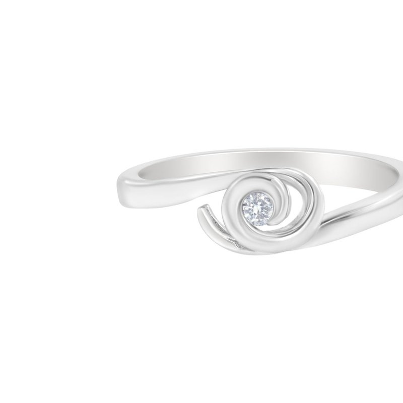 Haus Of Brilliance 10k White Gold Diamond Promise Ring