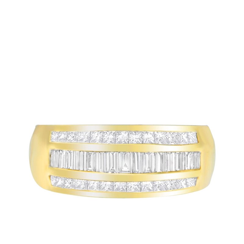 Haus Of Brilliance 14k Yellow Gold 1ct. Tdw Princess And Baguette-cut Diamond Ring