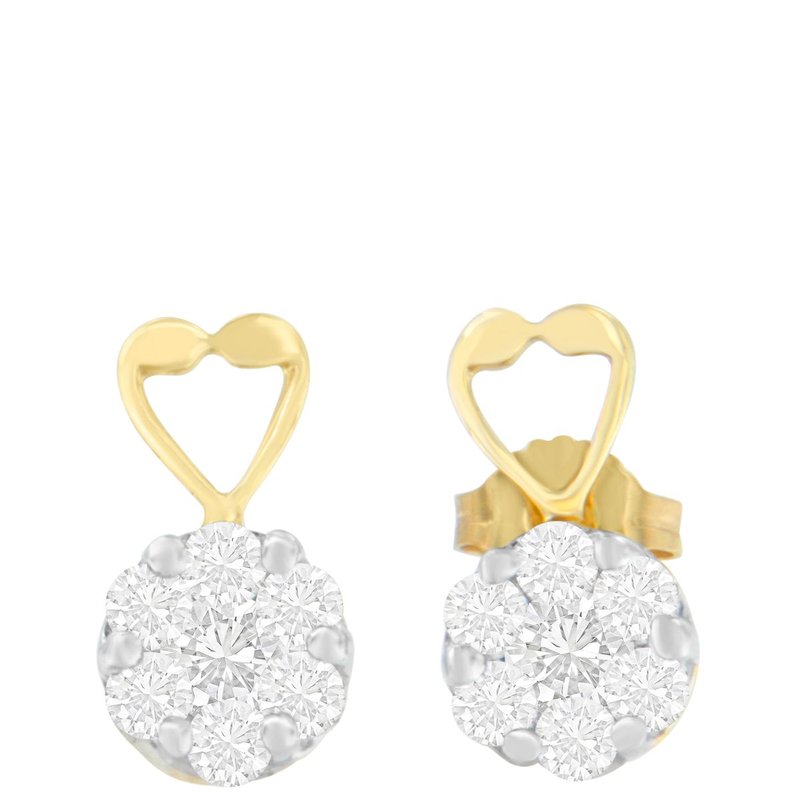 Haus Of Brilliance 14k Yellow Gold 1ct. Tdw Round-cut Diamond Earrings