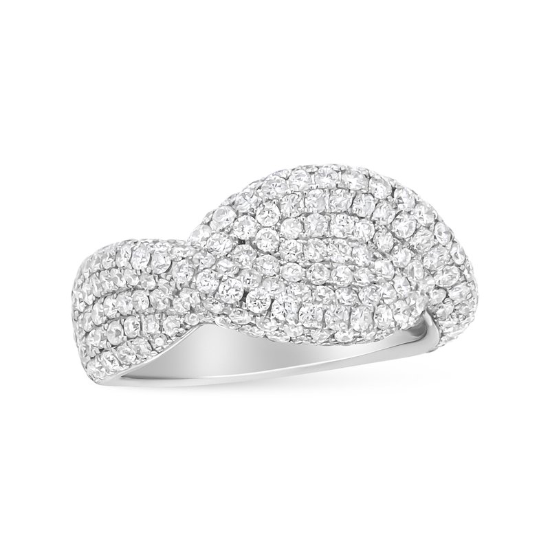 Haus Of Brilliance 18k White Gold Cluster 2 1/4 Cttw Diamond Fashion Ring (f-g Color, Vs1-vs2 Clarity)