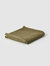 Simple Linen Throw - Olive