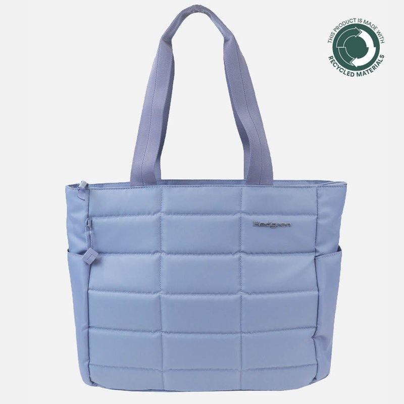 Shop Hedgren Camden Sustainably Made Tote Morning Sky Blue