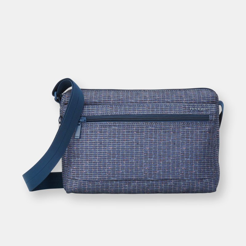 Shop Hedgren Eye Rfid Medium Shoulder Bag In Blue
