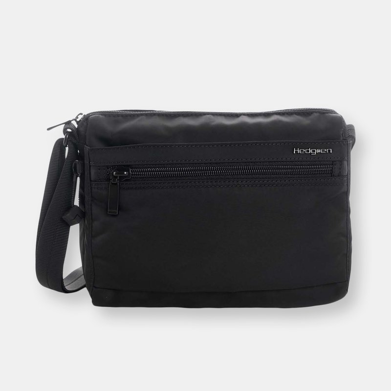 Shop Hedgren Eye Rfid Shoulder Bag In Black