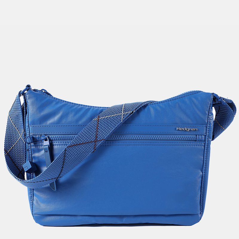 Hedgren Harper's Rfid Shoulder Bag Creased Strong Blue