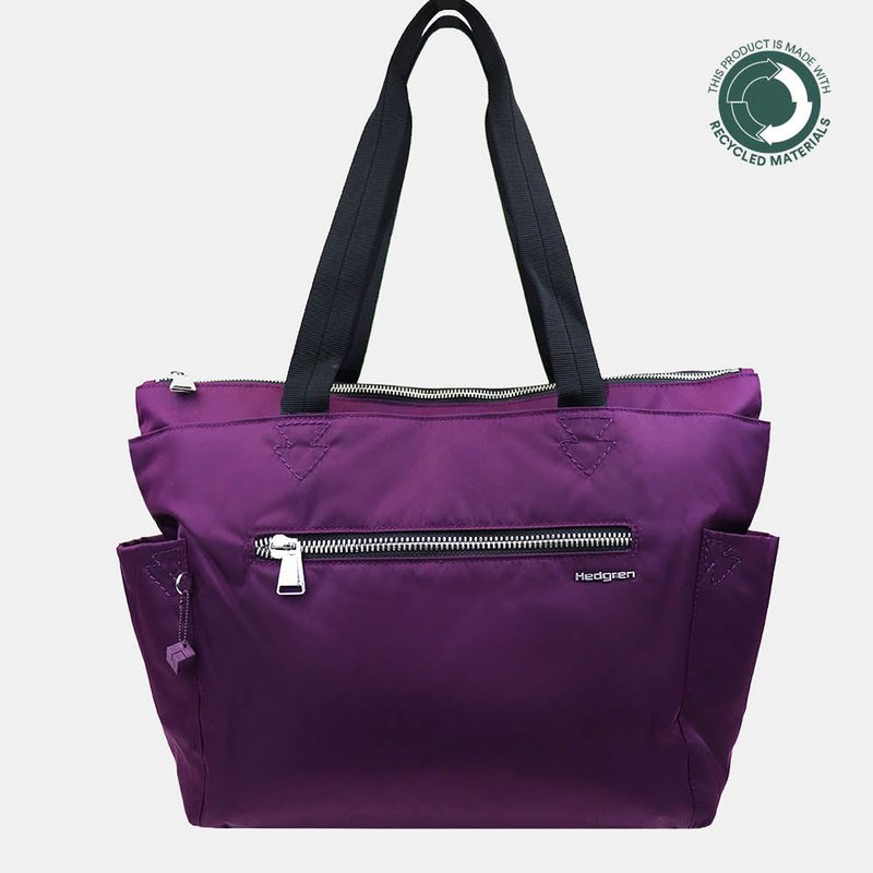Hedgren Margaret Sustainably Made Tote In Purple