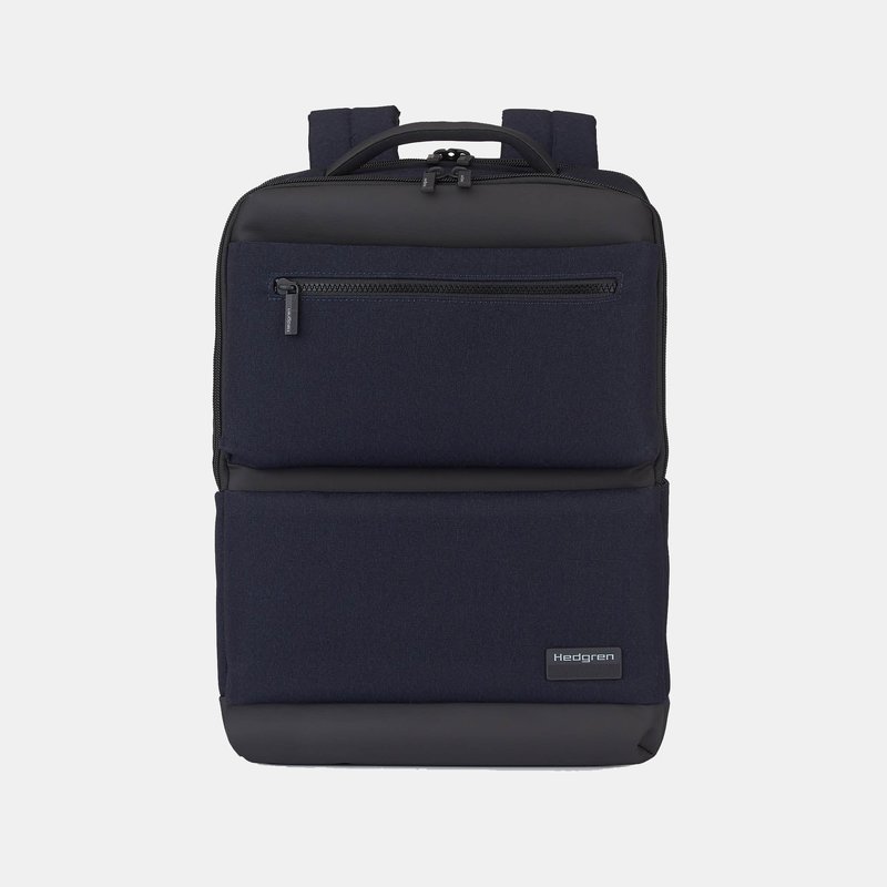 Hedgren Script 15.6" Rfid Laptop Backpack In Blue