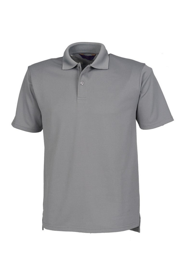Henbury Mens CoolPlus Polo Shirt (Charcoal) - Charcoal
